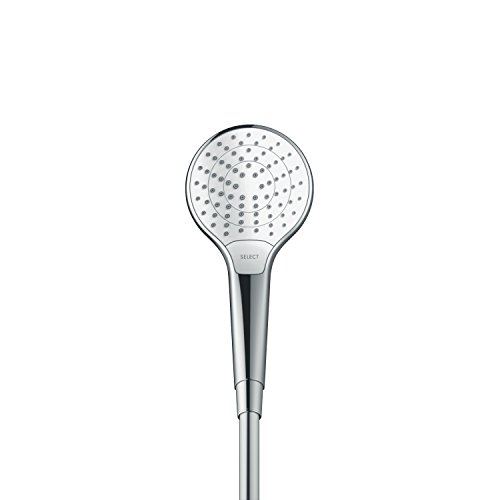 hansgrohe Croma Select S Handbrause, 3 Strahlarten, weiß/chrom - 2