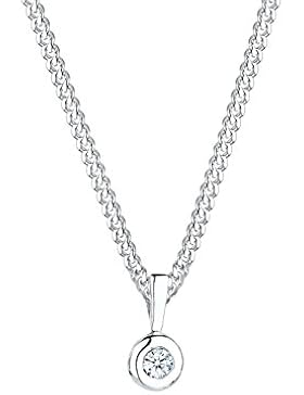Diamore Damen Halskette 925 Sterling Silber Diamant