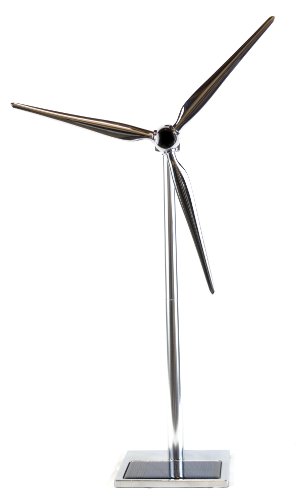 INPRO SOLAR FUHRLAENDER & REPOWER - Generatore di Vento con LED, 50 cm, Kit per Costruzione, turbina a Vento in Metallo, 50 cm, Kit - Eolienne Solaire Metal, Moteur carré avec LED