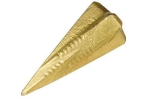 Garden Mile Heavy Duty 1.5kg Log Splitter Wedge | Diamond 4-Sided Wood Splitting Tool for Firewood, Kindling & Chopping | Axe-Compatible Splitting Maul for Outdoor Use | Durable Steel Construction