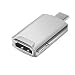 Produktbild HOTUCG USB C auf HDMI Adapter, USB Type C zu HDMI Adapter Konverter für MacBook Pro, iMac 2017, Surface Book 2, Huawei Mate 20 Pro/P20 Pro, Galaxy S9 usw, 4K 60Hz Thunderbolt 3 kompatibel (Silber)