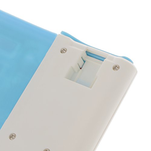 MagiDeal Faltbar USB-Empfänger Silikon Tastatur Wireless Bluetooth Keyboard 2.4Ghz für PC, Laptop & Notebook – Blau - 4