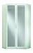 Produktbild Wimex Kleiderschrank/ Eckschrank Click, 2 Türen, 1 Spiegel, (B/H/T) 95 x 198 x 95 cm, Weiß