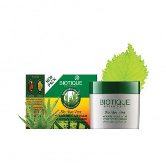 Biotique Bio Aloe Vera Nourishing Lip Balm SPF 30 UVA/UVB Sunscreen
