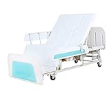 Multi-Function Electric Manual Rotating Hospital Bed with ABS BedHead,Rehab Full Electric Long Term Patient Care Adjustable Hospital Bed with Home