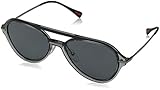 Protective case included Prada Linea Rossa P2X5Z1 Gafas de sol, Grey, 57 para Hombre