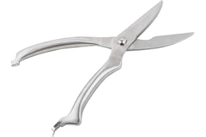 HI Relaxdays Ciseaux à volaille en Acier Inoxydable Longueur 25 cm