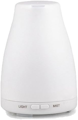 100ML Aroma Diffuser, Colorful Ultrasonic Humidifier Aromatherapy Essential oil Diffuser Cool Mist Humidifiers With 7 Colored LED Lights,Waterless Auto off, Portable for Home, Yoga, Bedroom,Baby Room ,Office