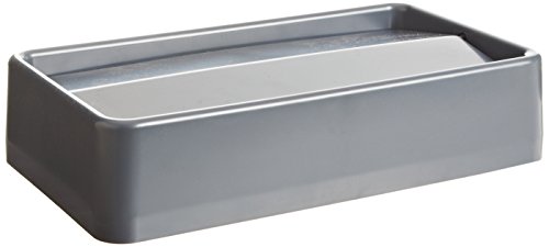 Impact 7024-3 Polyethylene Lid, 20-1/4" Length x 11-3/16" Width x 4-1/2" Height, Gray, For Thin Bin Container (Case of 4)