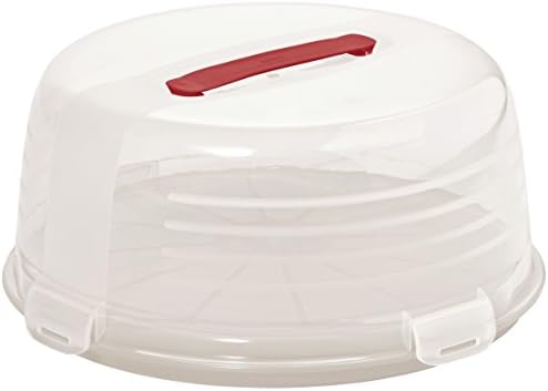 CURVERPlastic Cake Dome, Creamy, 34.7 x 34.7 x 15.6 cm