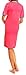Happy Mama. Women's Maternity Nursing Nightdress Breastfeeding Nightshirt. 370p (Fuchsia, 10)