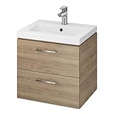 ✅ VBChome Badmöbel sind hochwertige Schränke mit Waschbecken in verschiedenen Größen und Farben vorhanden. Das Lara Set besteht aus einem lackierten Hängeschrank aus Spanplatte und einem Keramikwaschbecken. Platzsparend und praktisch: Der moderne Waschplatz fügt sich ausgezeichnet in jedes Badezimmer ein.