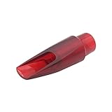 * Color rojo SM SunniMix Boquilla De Saxofón Alto Duradera E Bocina Plana De Saxo Rojo