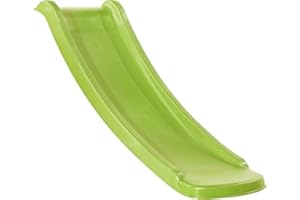 Kbt Glissière de Toboggan avec Vague en PEHD toba 120cm Vert Lemon