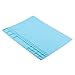 Produktbild Baoblaze Handy Reparatur Silikon Pad Wärmedämmung Silikon Mat Schreibunterlage hitzebeständig Wartung antistatisch Unterlage - Hellblau