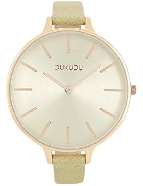 Dukudu Frauke Damenarmbanduhr Beige DU-106