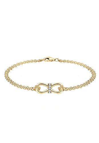Goldhimmel Armband Infinity Unendlichkeit Swarovski Kristalle 0210521614-18