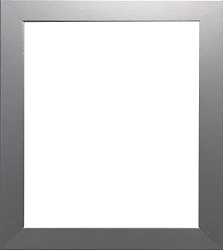 11x9" (279x228)mm Silver Photo Frame Picture Frame Wood Wooden Effect Frame 11x9 in