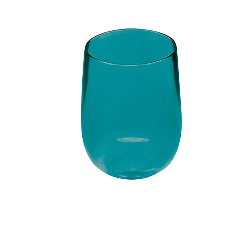 Zak Designs 1783-620 Verre Ballon Haut Empilable Stacky Bleu Aqua 44 cl
