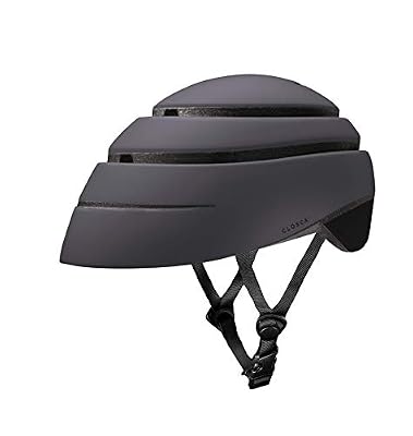 Closca Casque de vélo ou Planche à roulettes Loop (Noir/Noir, L)