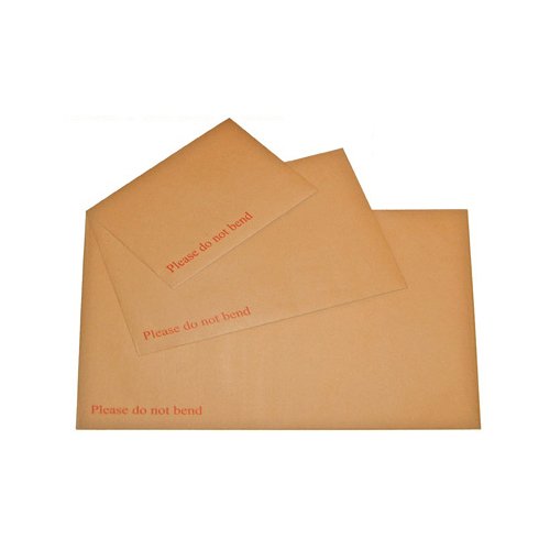 5 Hard Board Backed Envelopes Please Do Not Bend Size A6 - C6