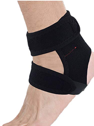 Soporte para tendón de Aquiles, de neopreno, tobillera de alivio para tendinitisEl diseño único de este soporte es ideal para el talón y el tendón de Aquiles y su ajuste perfecto lo hace cómodo de llevar en el gimnasio, para uso deportivo o uso general.Si buscas un soporte para el tendón de Aquiles, éste es el ideal.