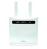 STRONG 4G LTE Routeur WiFi 300 【300 Mbit/s en 2.4 GHz, 4x LAN, WAN, 2x adaptateurs SIM, Wifi Router 802.11bgn】blanc