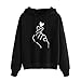 Produktbild 2018 Damen Sweatshirt mit Kapuze Pullover Tops Bluse mit Plüsch Mantel Lose Sweatshirt mit Kapuze Mantel mit Langen Ärmeln Solid Cardigan Jacke mit Taschen Warm Warm Damen Langarm Hoodie Jumper