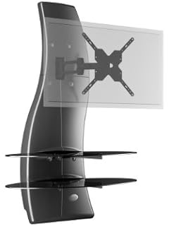 Support mural LCD Meliconi Ghost Design 2000 Argent pas cher : Prix à comparer