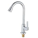 PIGE Küche einzelne kalte Wasserhahn für Spüle Becken, universelle Kupfer-Schnittstelle