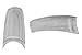 Effect Beauty French Curved Nail Tips - Clear - Pack of 100