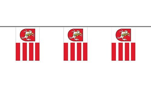 Preisvergleich Produktbild Fahnenkette Dithmarschen 6 m Fahne Flagge Flaggenkette