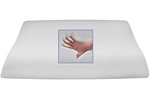 Supply24 since 2004 Orthopädisches Wave Gel/Gelschaum Kopfkissen/Nackenkissen/Nackenstützkissen 80 x 40 cm Memory Schaum Schlafkissen softes/weiches Kissen Wellenkissen