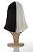 Long Black and White Blunt Cut Bob Costume Wig with Fringe| Fancy Dress Wig In the style of Sia