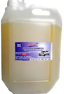 Captain Car Shampoo Concentrate - 5 LTR. (for Bucket, Foam & Snow Foam Wash)