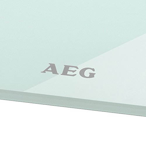 7in1 Analyse-Waage aus Glas und Edelstahl bis 180 kg Personen-Waage Gewicht, Fettanalyse, Wasseranteil, Muskelmasse, Knochengewicht, Kalorien-Bedarf und BMI (Farbe: weiß) - 3
