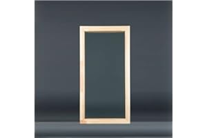 FINTEC Sauna Window Clear Glass 490 x 890 mm