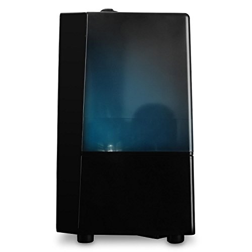 Klarstein Monaco Ultraschall-Luftbefeuchter Zerstäuber Ionisator (feiner Wassernebel, Fernbedienung, Timer, Digital-Anzeige, antibakterieller Filter) schwarz - 5