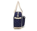 Aivtalk Schultertasche Mutter Windeltasche Handtasche Drucken Wickeltasche von 5 Set Polyester Babytasche mit Große Kapazität Mama Tasche – Farbe Wählbar - 5