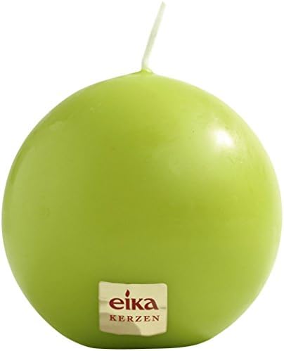 Eika Ball Candle, Paraffin Wax, Lime Green