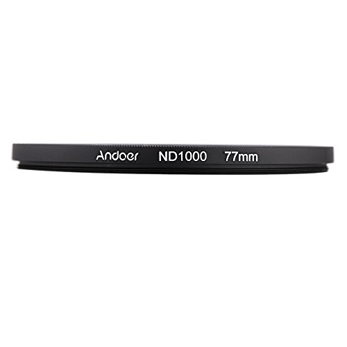 Andoer Filtre de densit   neutre des Fader Andoer 77mm ND1000 10 Stop pour reflex num  rique Nikon Canon