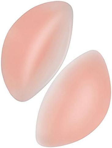 Nuohan Women's Bra Inserts Silicone Breast Enhancer Shaper Push up Bra Pads (One Size, Nude Teardrop)