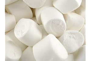 TREASURE ISLAND SWEETS White Marshmallows Bulk Buy - 1kg Bag (approx 140 mallows)