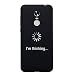 Produktbild Everainy Kompatibel für Xiaomi Redmi 5 Plus Hülle Silikon Bumper Gummi Kreativ Neu Cover Hüllen Xiaomi Redmi 5 Plus Handyhülle Einfach Stoßfest TPU Stoßstange Schwarz Schutzhülle (I'm Thinking)