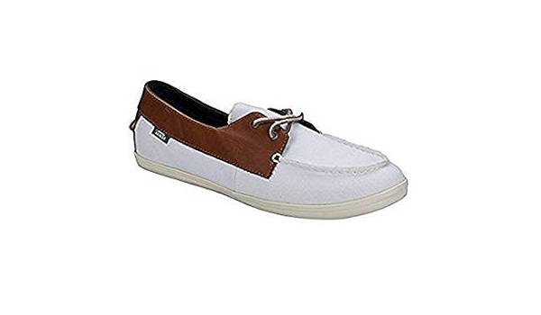 white slip on vans amazon