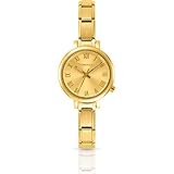 Nomination Damen Analog Quarz Uhr mit Edelstahl Armband 076020/019