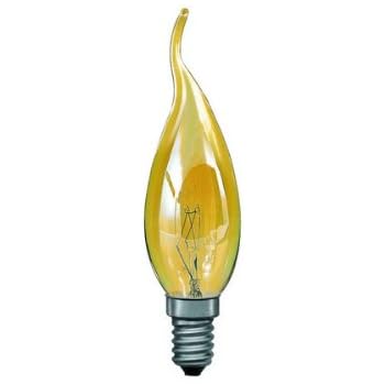 Lot De 10 Ampoules Paulmann Bougie Vent D'or 25W E14 - Blanc Chaud, Intensité Variable - Neuf Sous Emballage D'origine