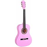 Falcon FL34PK - Guitarra clásica (tilo, tamaño 3/4), color rosa