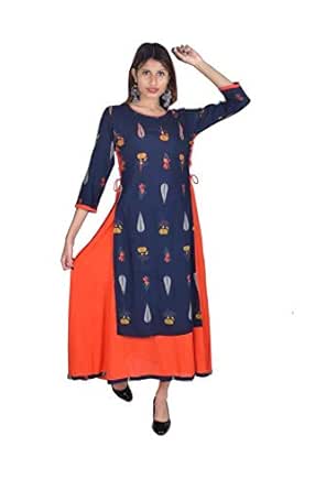 amazon layered kurtis