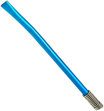 Dodlo Mate Drinking Straw, Bombilla, Epoxy Blue | Stainless Steel | for Mate Tea & Yerba Mate | With Spiral Sieve